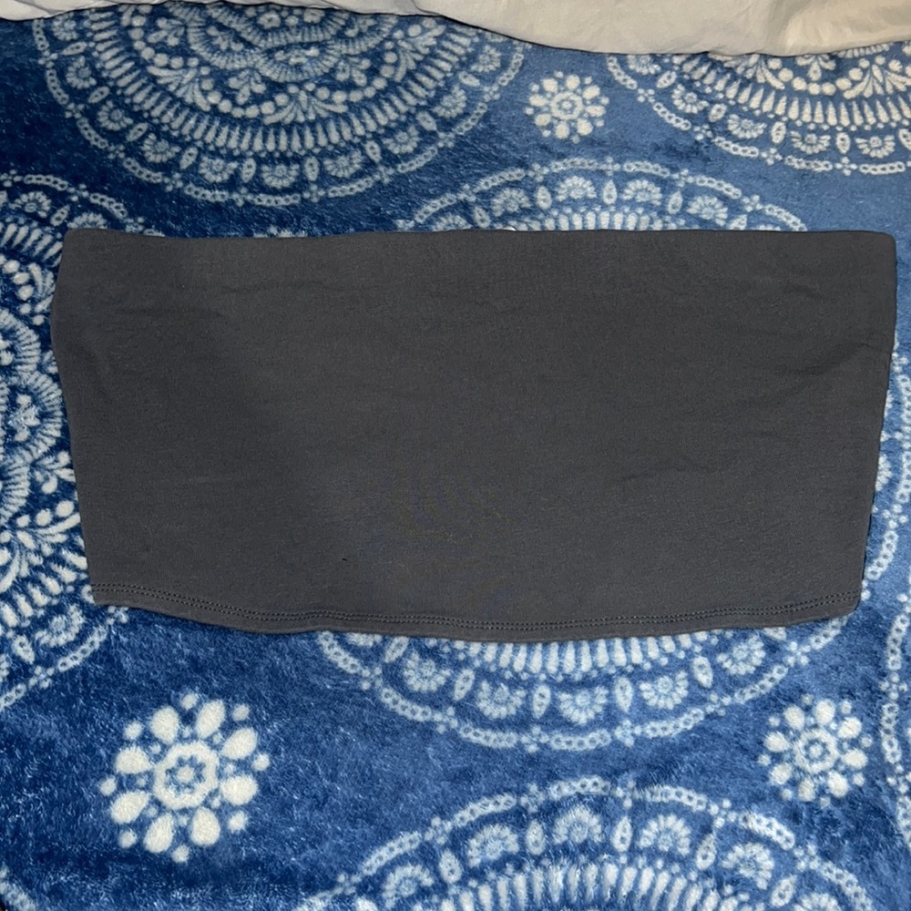 Gray tube top